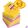 Kép 4/5 - Post-it Super Sticky Carnival 76x76mm  90lapos 4+2db  vegyes Z-jegyzettömb 100% PEFC, SGSCH-PEFC-COC-110078