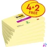 Kép 2/3 - Post-it Super Sticky 655-SSCY 76x127mm 90lap 4+2 tömb kanárisárga öntap. jegyzettömb 100% PEFC, SGSCH-PEFC-COC-110078