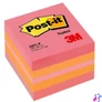 Kép 4/8 - Post-it 51×51mm 400lap vegyes szín öntapadó mini jegyzetkocka 100% PEFC, SGSCH-PEFC-COC-110078