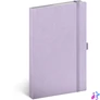 Kép 1/4 - Realsystem Vivella 13 × 21 cm lila vonalas notesz
