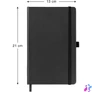 Kép 4/4 - Realsystem Vivella 13 × 21 cm lila vonalas notesz