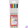 Kép 1/3 - Stabilo Pen 68 brush 6db-os vegyes színű ecsetfilc
