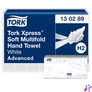 Kép 1/4 - Tork 130289  Xpress Advanced H2 21 db-os fehér soft multifold kéztörlő
