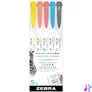 Kép 3/5 - Zebra Mildliner Brush Friendly 5db-os kettős végű ecset marker