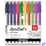 Kép 1/3 - Zebra Doodlerz Fashion&Neon 10db-os zseléstoll készlet