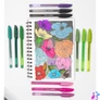 Kép 3/3 - Zebra Doodlerz Fashion&Neon 10db-os zseléstoll készlet