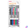 Kép 1/2 - Zebra Sarasa Clip 0,7 Zebra Stripes 5pcs zselés toll
