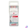 Kép 1/9 - Zebra ClickArt nyomógombos 12 db-os filctoll készlet