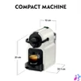 Kép 2/3 - Krups Nespresso XN100110 eszpresszógép Inissia White, 1260 W, 19 bar Thermoblock rendszer, 25mp-es felfűtés