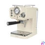 Kép 1/8 - Zilan ZLN2992 retró eszpresszó kávéfőző, 1100 W, 15 bar, 1,25 liter kapacitás, tejhabosító, bézs