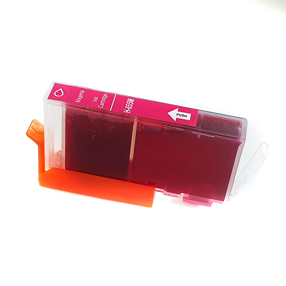 655 (CZ111AE) M festékpatron, utángyártott, magenta
