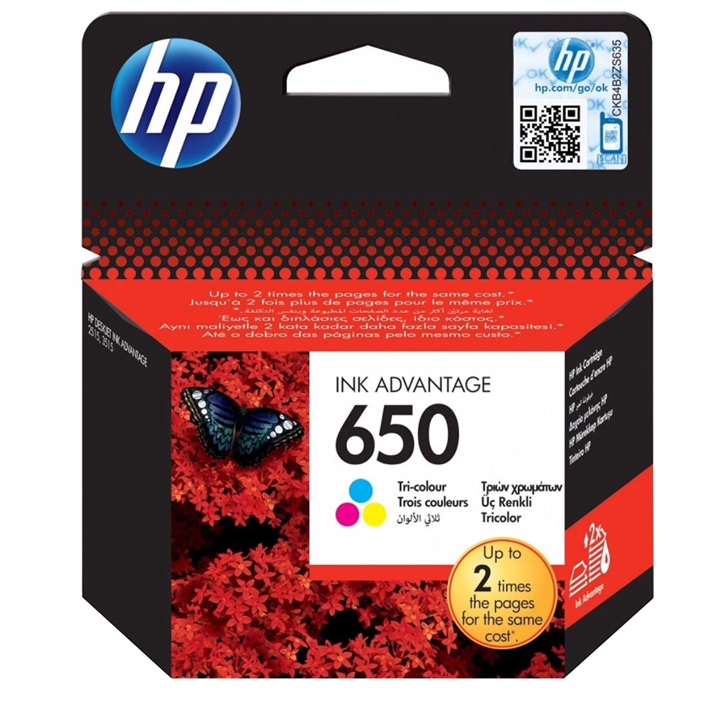 650 Color (CZ102AE) festékpatron, háromszínű, eredeti