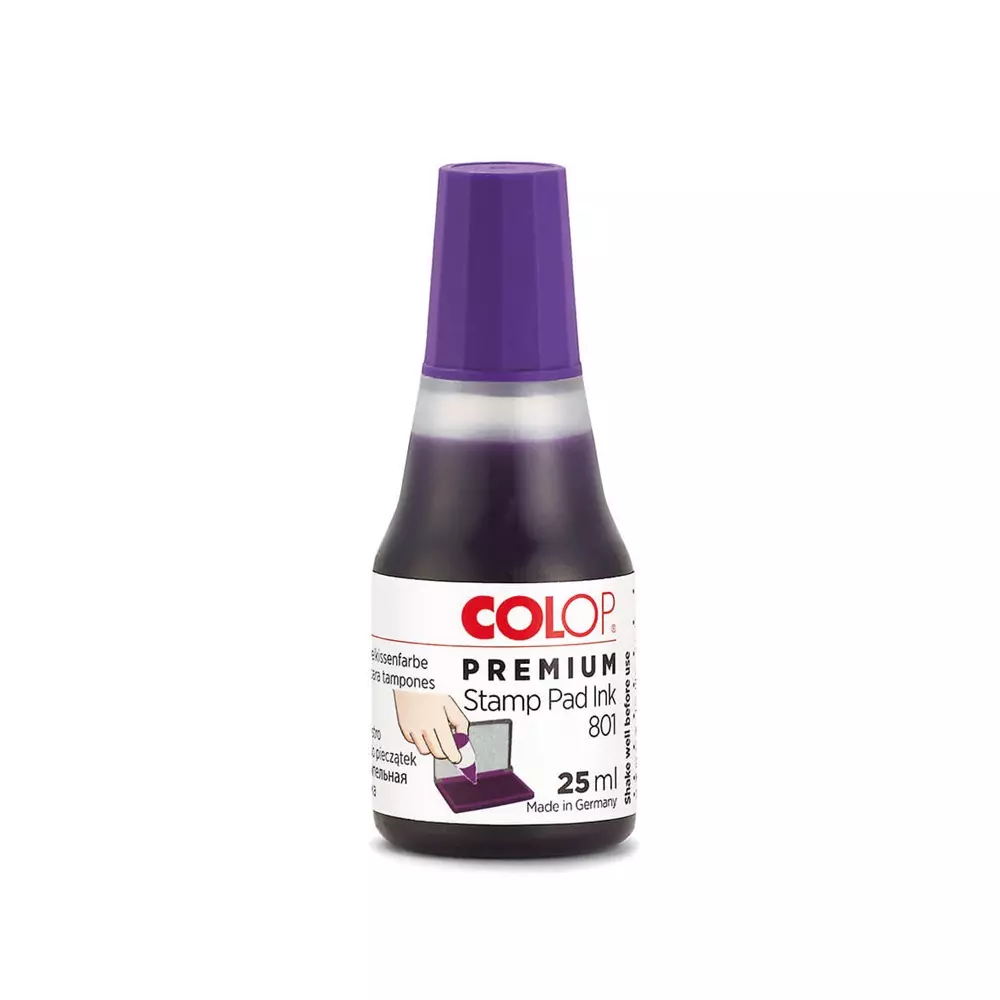 Bélyegzőfesték C 801/25 ml, Colop lila